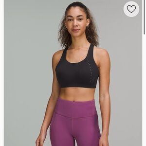 lululemon athletica Black Scoop Sports Bra